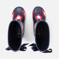 7 QTY / MARINE/ROUGE CHAUSSURES CUIR DITA