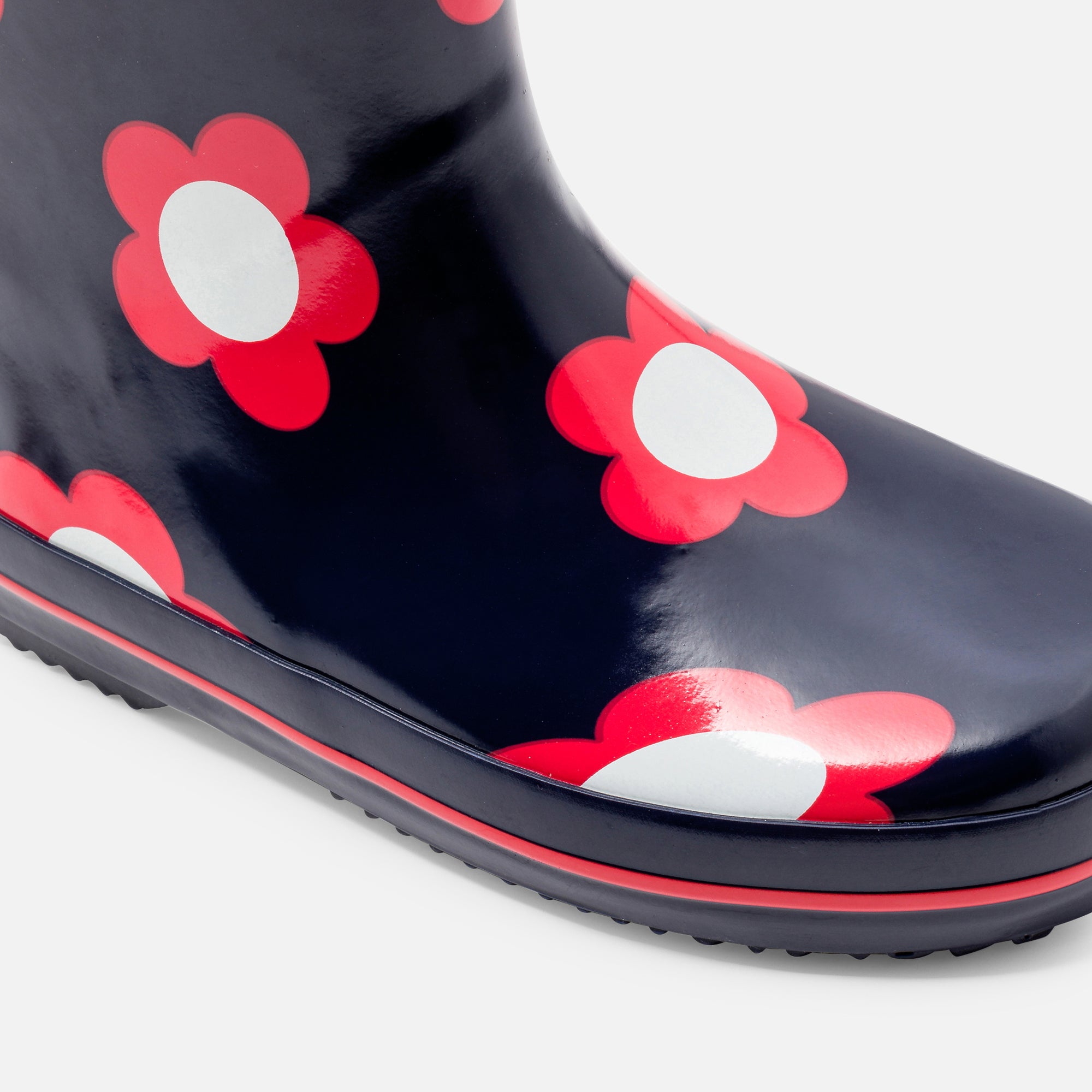 7 QTY / MARINE/ROUGE CHAUSSURES CUIR DITA