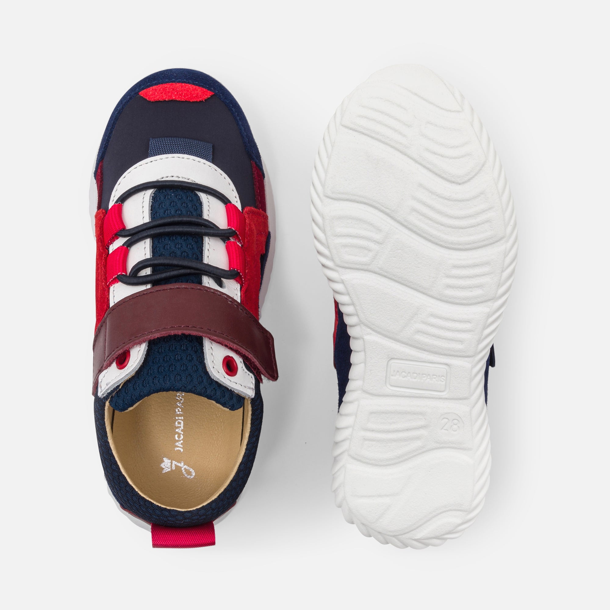 2 QTY / MARINE JACADI CHAUSSURES CUIR CLUB