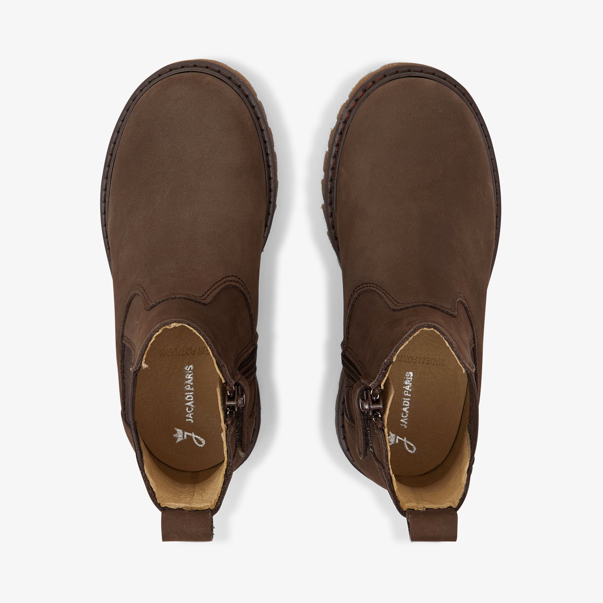 2 QTY / MARRON CHAUSSURES CUIR DIEGO