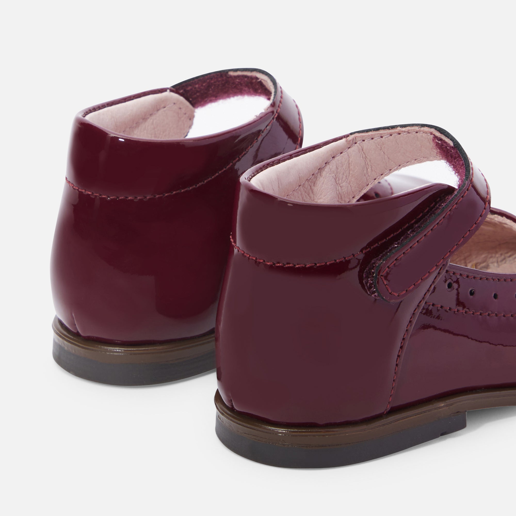 1 QTY / BORDEAUX CHAUSSURES CUIR DOLORES