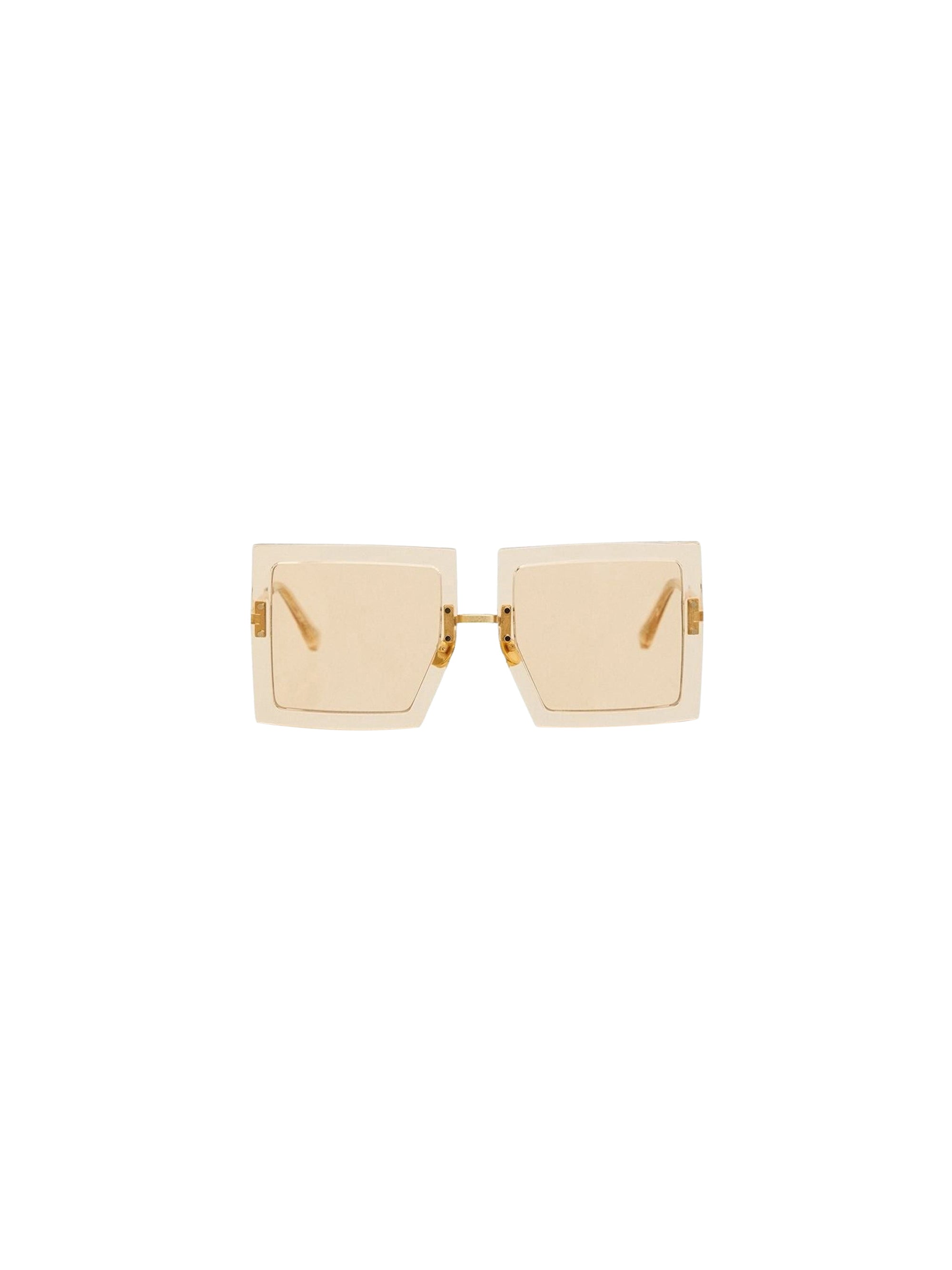 Lunettes de soleil Carrées - Light Beige
