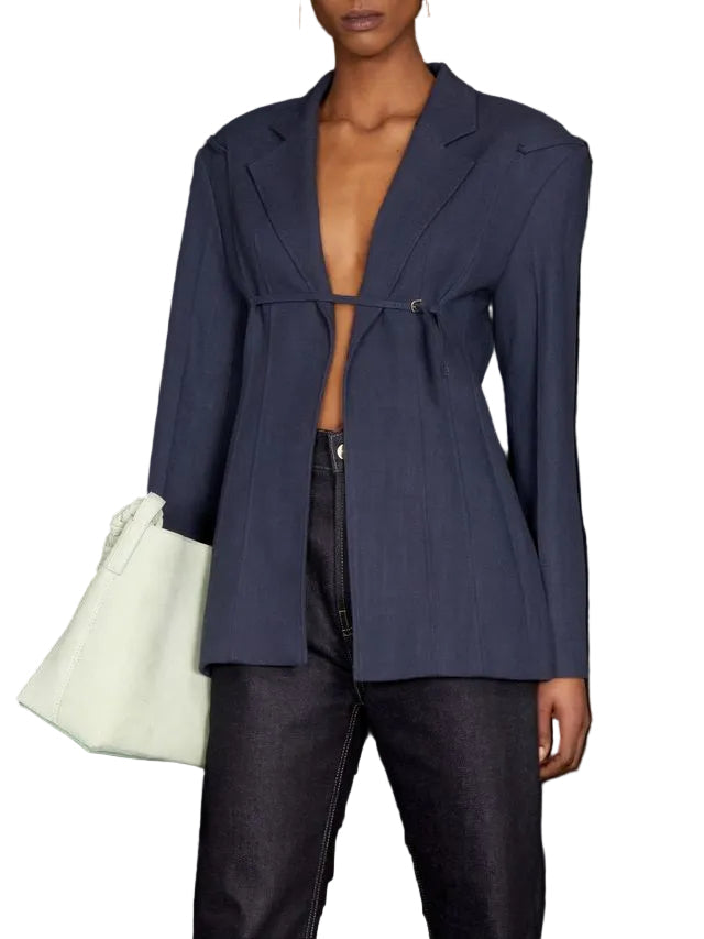 Veste cintrée Sauge - Navy