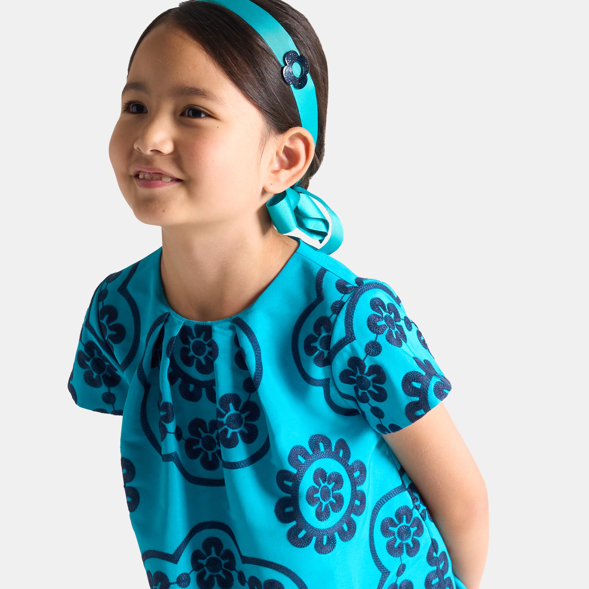 427 QTY / BLEU TURQUOISE PAP ROBE MISHKA