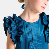 4 QTY / BLEU TURQUOISE PAP ROBE MIRENA