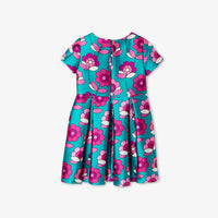 0 QTY / BLEU/MULTICO PAP ROBE MARGUERITA