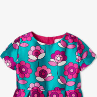0 QTY / BLEU/MULTICO PAP ROBE MARGUERITA