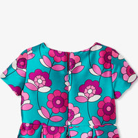 0 QTY / BLEU/MULTICO PAP ROBE MARGUERITA