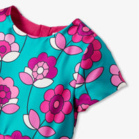 0 QTY / BLEU/MULTICO PAP ROBE MARGUERITA