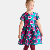 0 QTY / BLEU/MULTICO PAP ROBE MARGUERITA