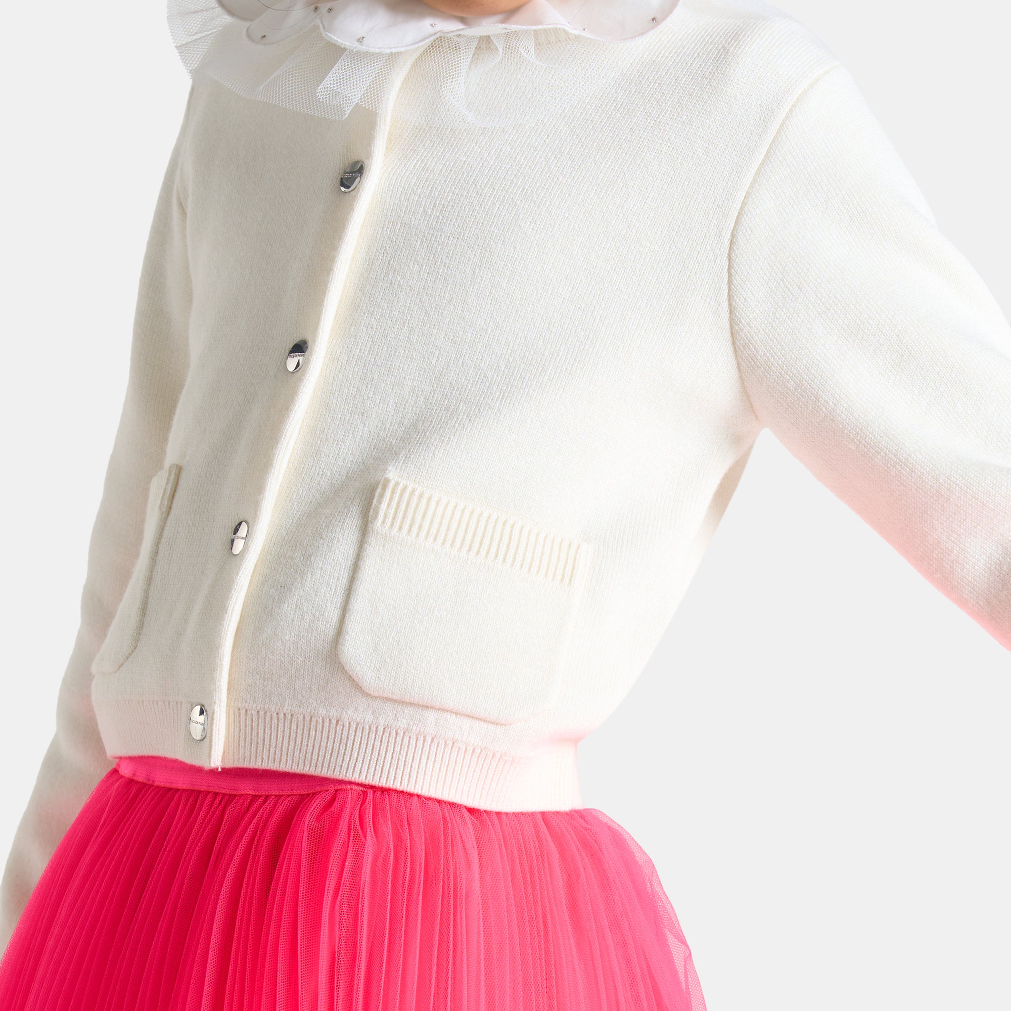 0 QTY / BLANC DOUX  PAP GILET / CARDIGAN MAMILLE