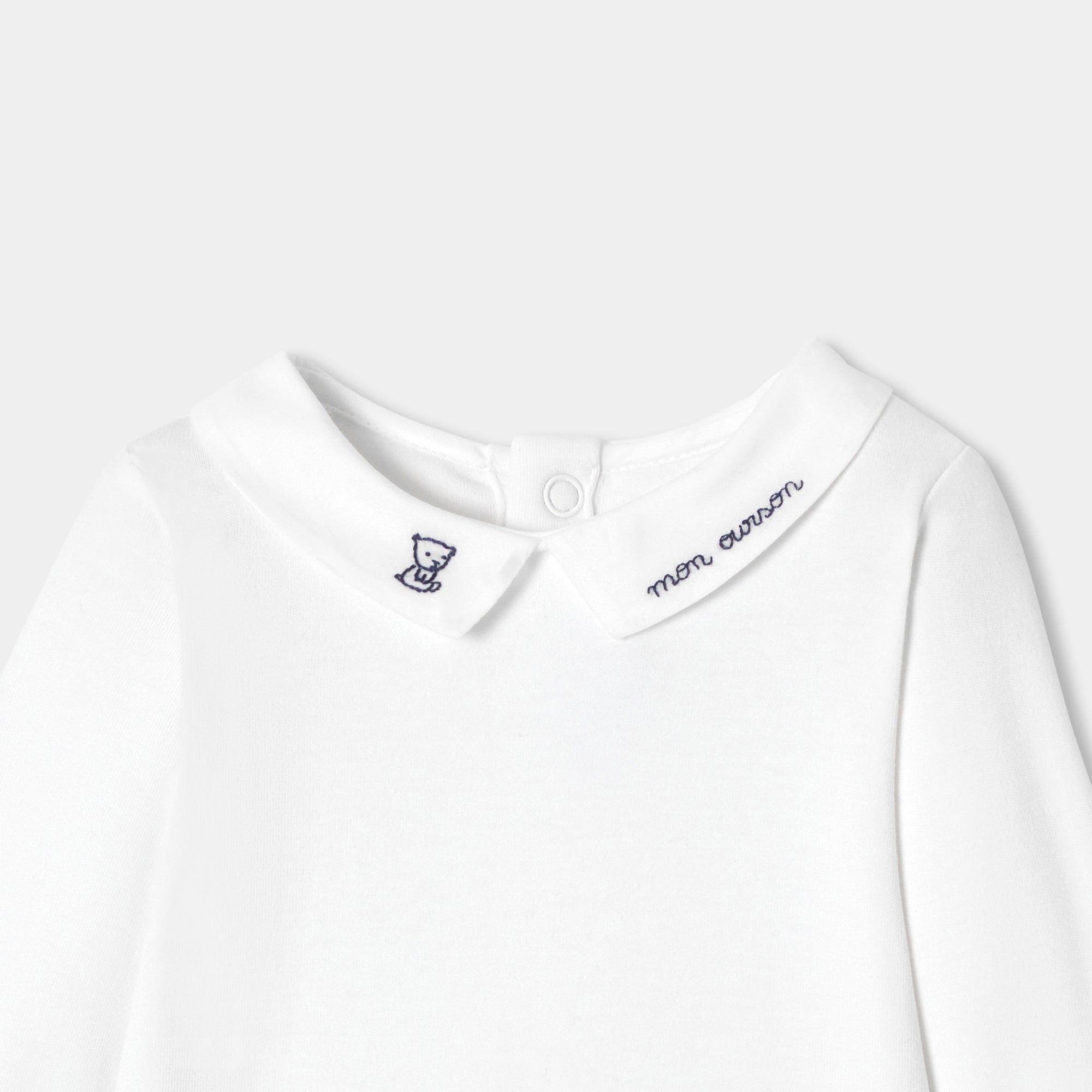16 QTY / BLANC JACADI PAP BODY DE DESSUS MOURSON