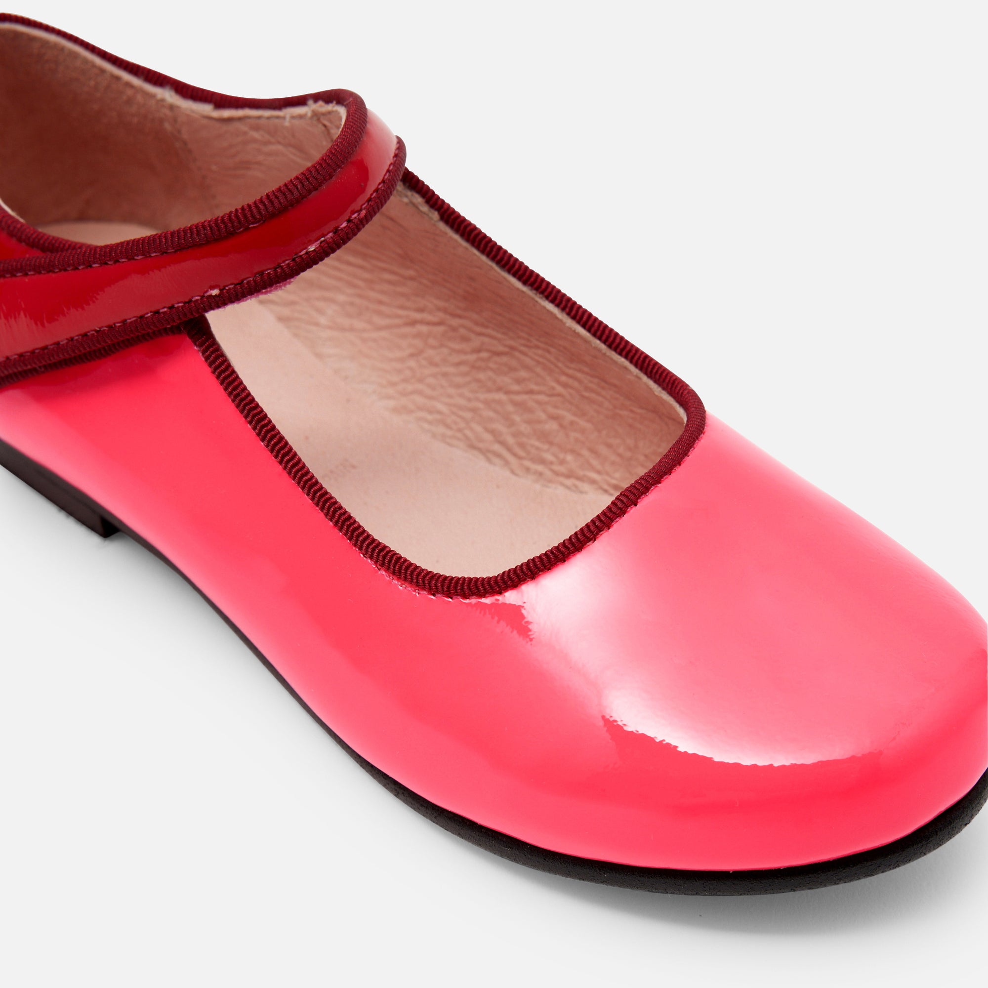 18 QTY / ROSE CHAUSSURES CUIR DANELLE COL