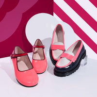 18 QTY / ROSE CHAUSSURES CUIR DANELLE COL