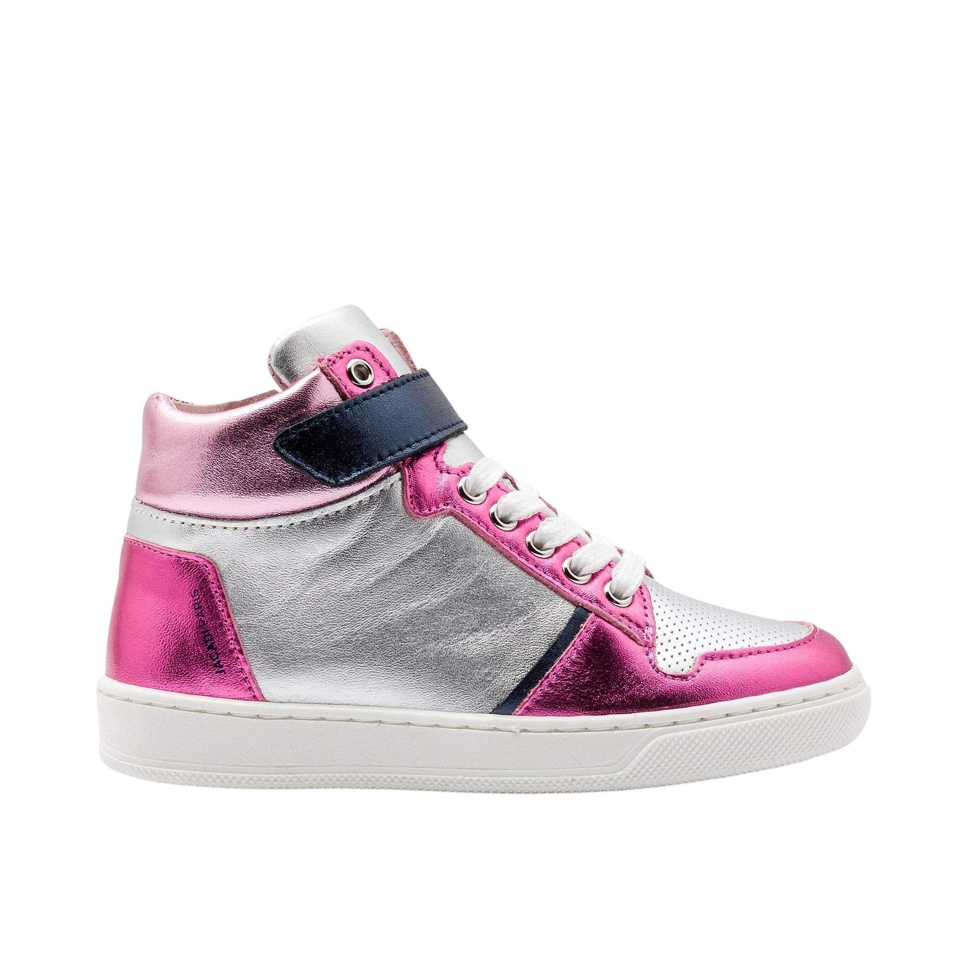 1 QTY / ARGENT/MULTIC CHAUSSURES CUIR CAVIAR BIS