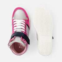1 QTY / ARGENT/MULTIC CHAUSSURES CUIR CAVIAR BIS