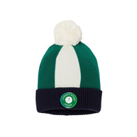 Orange beanie - Green & Multicore