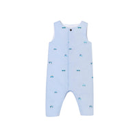 154 QTY / BLEU/MULTICO PAP COMBINAISON/ BLOOMER MATTHEW