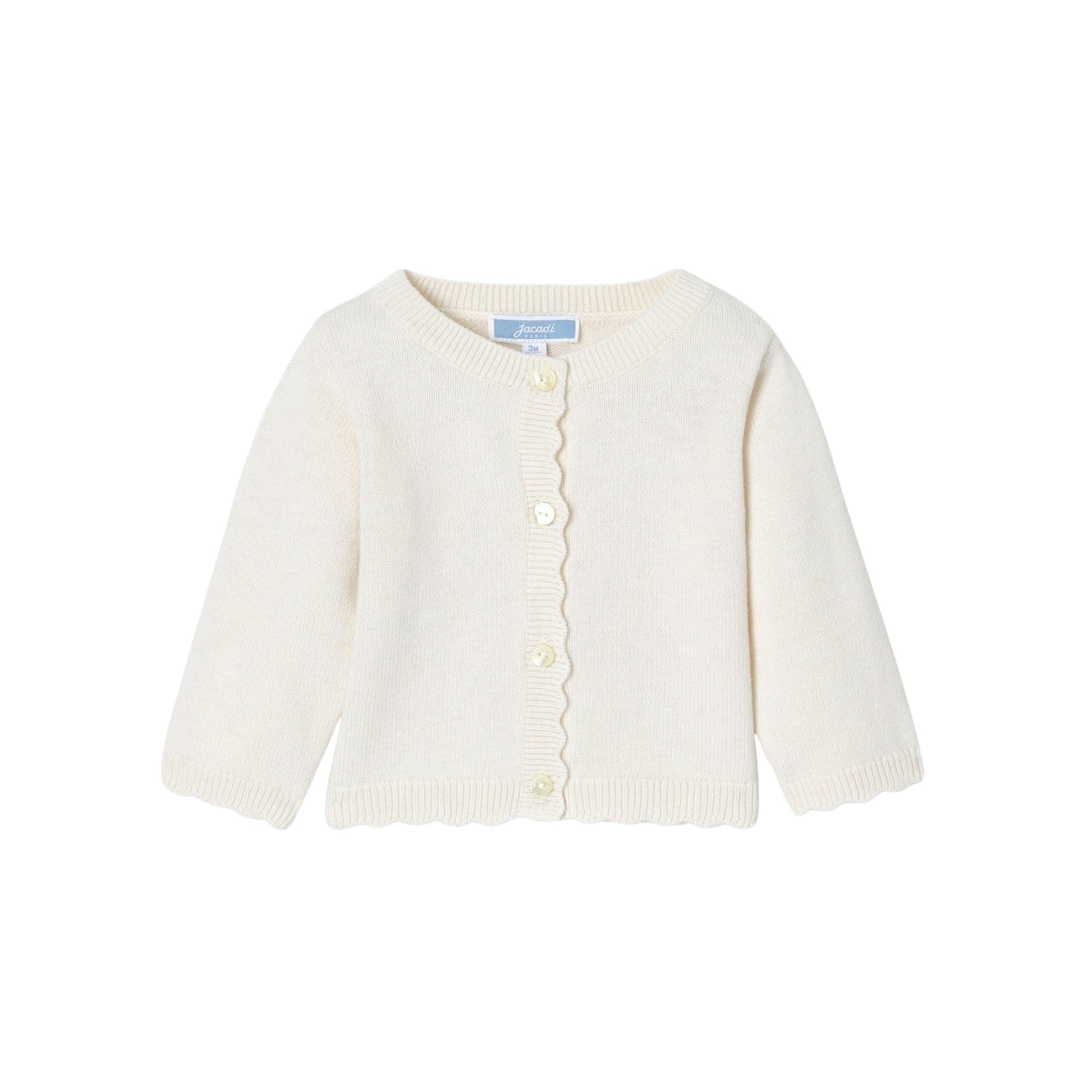 0 QTY / BLANC DOUX  PAP GILET / CARDIGAN MAIRIE