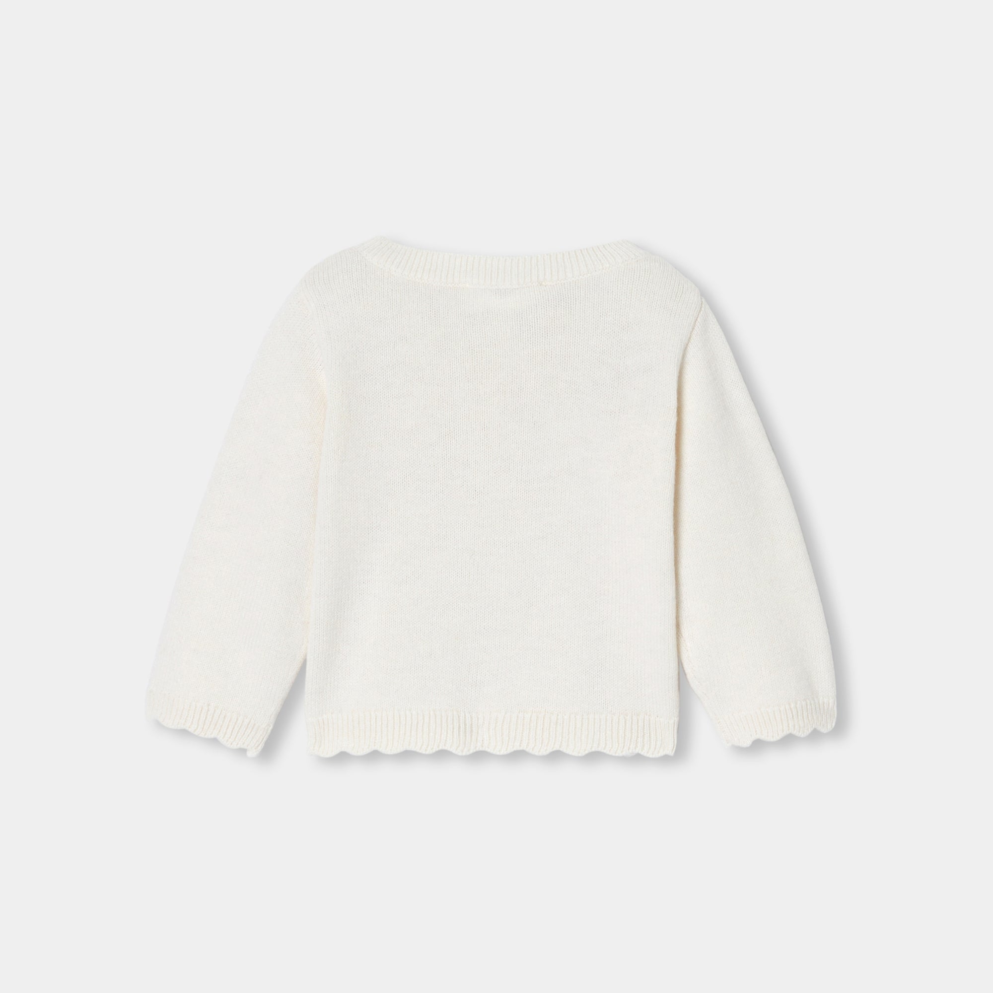 0 QTY / BLANC DOUX  PAP GILET / CARDIGAN MAIRIE
