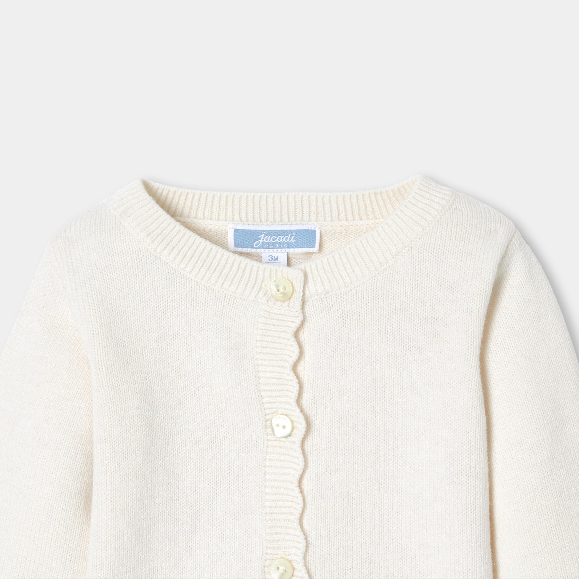 0 QTY / BLANC DOUX  PAP GILET / CARDIGAN MAIRIE