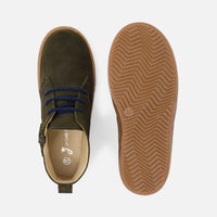 1 QTY / KAKI CHAUSSURES CUIR AVIATEUR