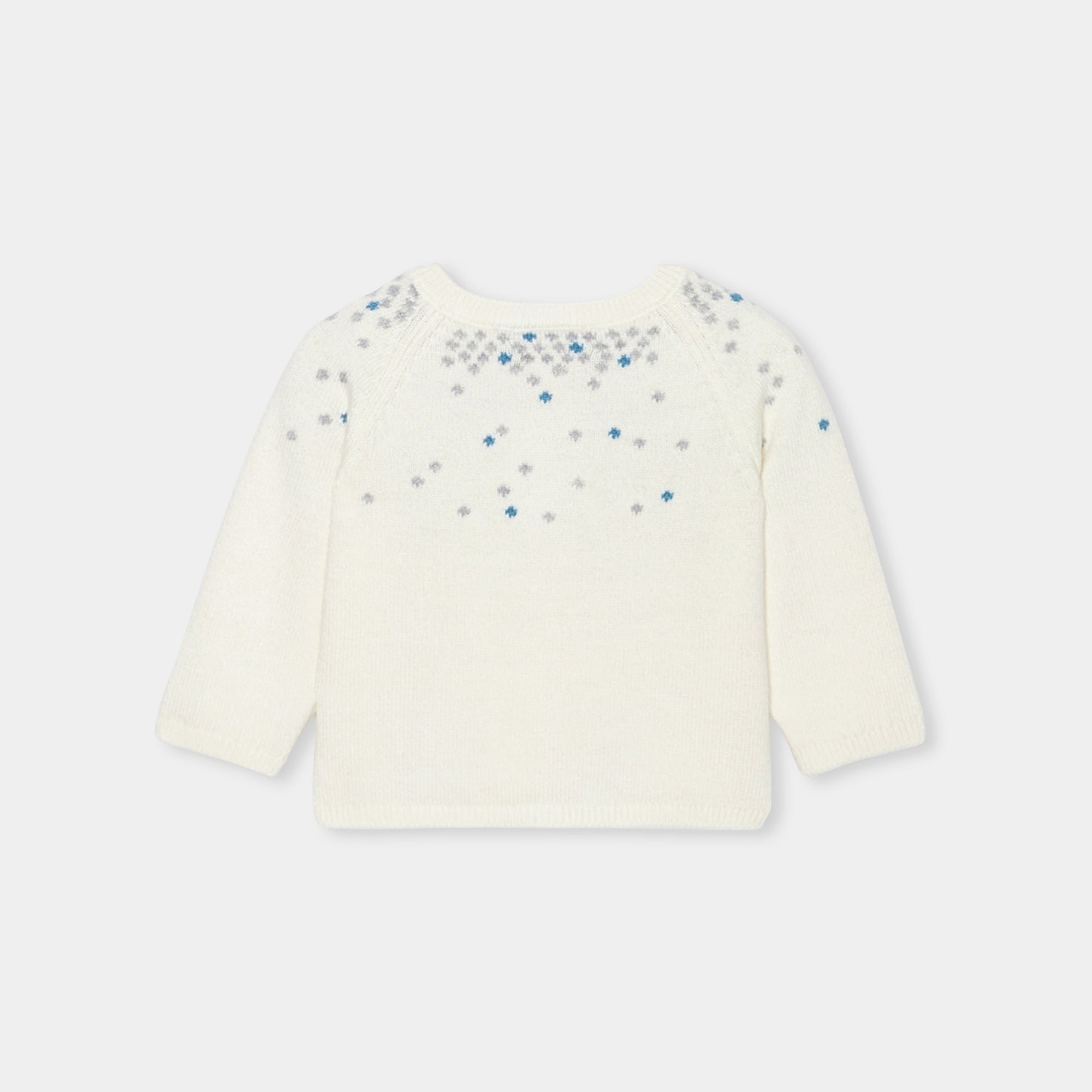 0 QTY / BLANC  PAP GILET / CARDIGAN MAVIS
