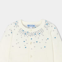 0 QTY / BLANC  PAP GILET / CARDIGAN MAVIS