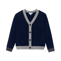 58 QTY / MARINE/MULTICO PAP GILET / CARDIGAN MYRALE