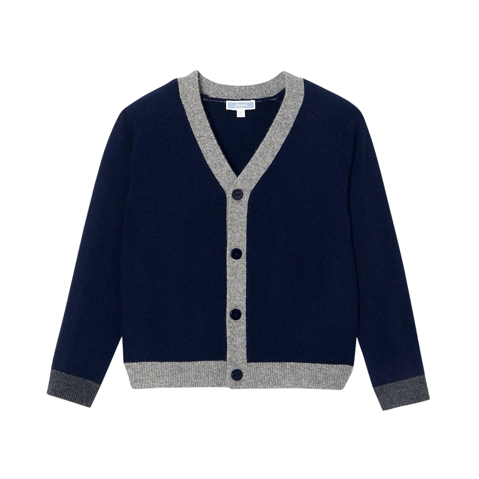 58 QTY / MARINE/MULTICO PAP GILET / CARDIGAN MYRALE
