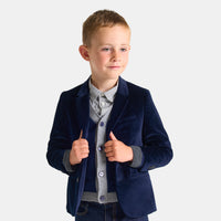 58 QTY / MARINE/MULTICO PAP GILET / CARDIGAN MYRALE