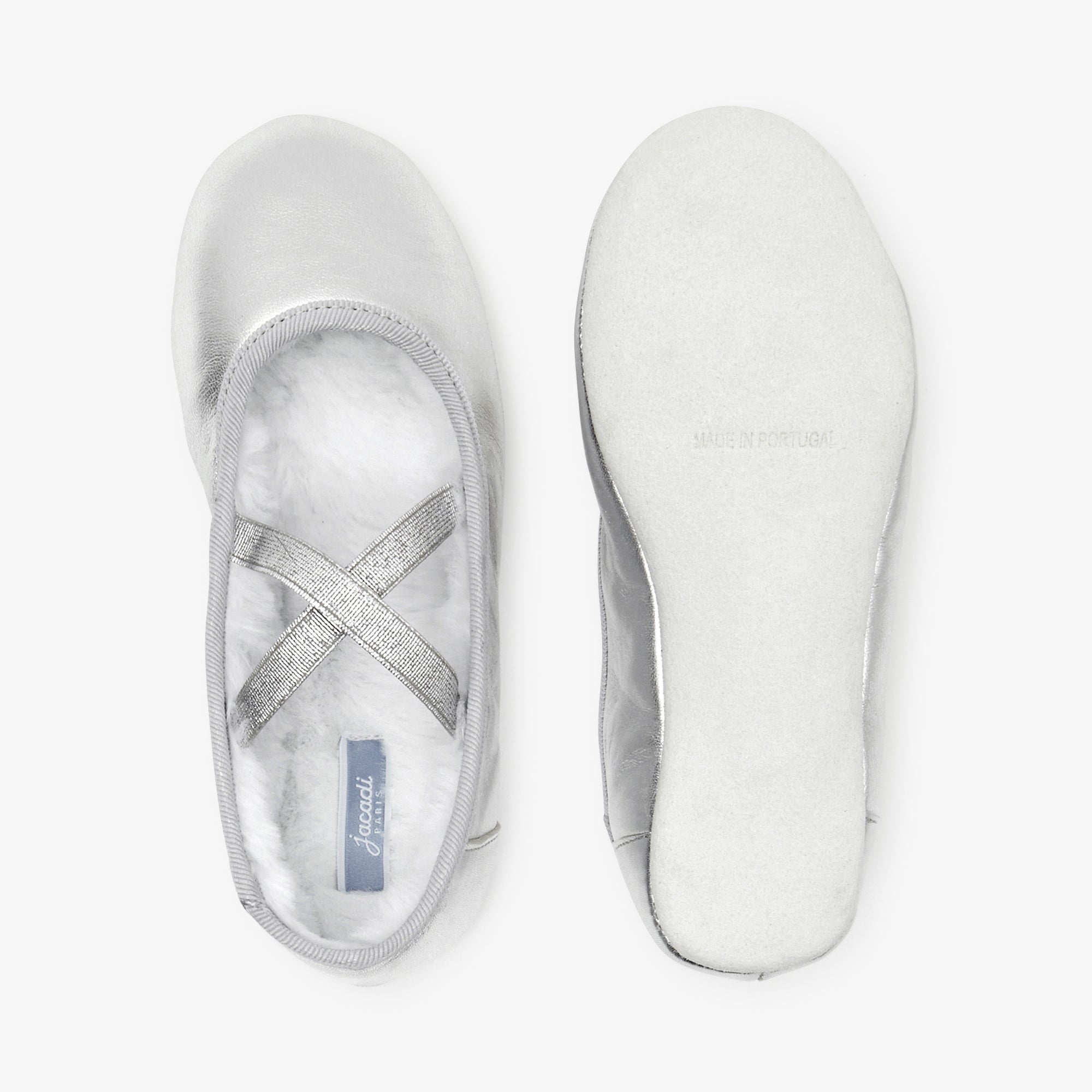 81 QTY / ARGENT CHAUSSURES TOILE BERTILLE COL