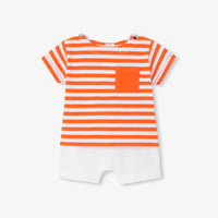 BLANC/ORANGE TENDRESSE