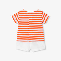 BLANC/ORANGE TENDRESSE