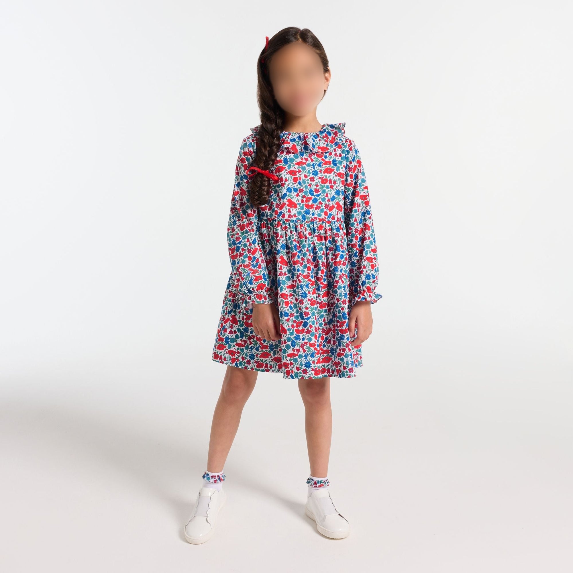 Robe Maelle - Blanc & Multicore