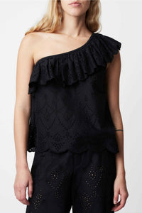 Haut Romance Felicita - Charbon