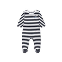 Pyjama Ombre - Marine & Blanc