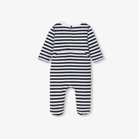 Pyjama Ombre - Marine & Blanc