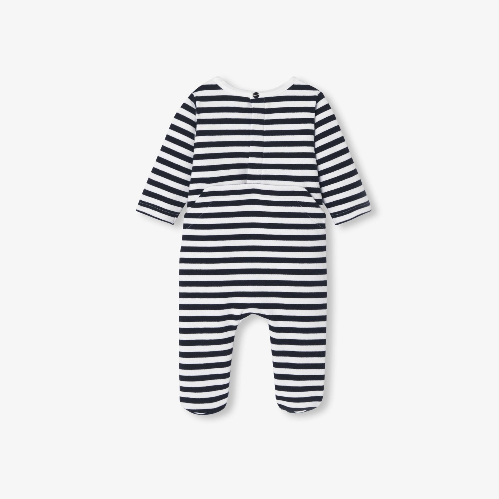 Pyjama Ombre - Marine & Blanc