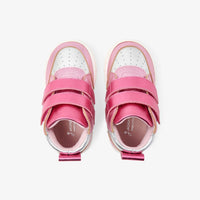 Baskets Barthelema Bis en cuir - Rose & Multicore