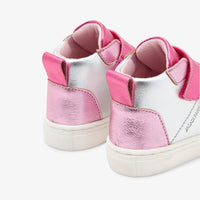 Baskets Barthelema Bis en cuir - Rose & Multicore