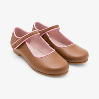 Danelle ballerinas in leather - Navy