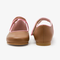 Danelle ballerinas in leather - Navy