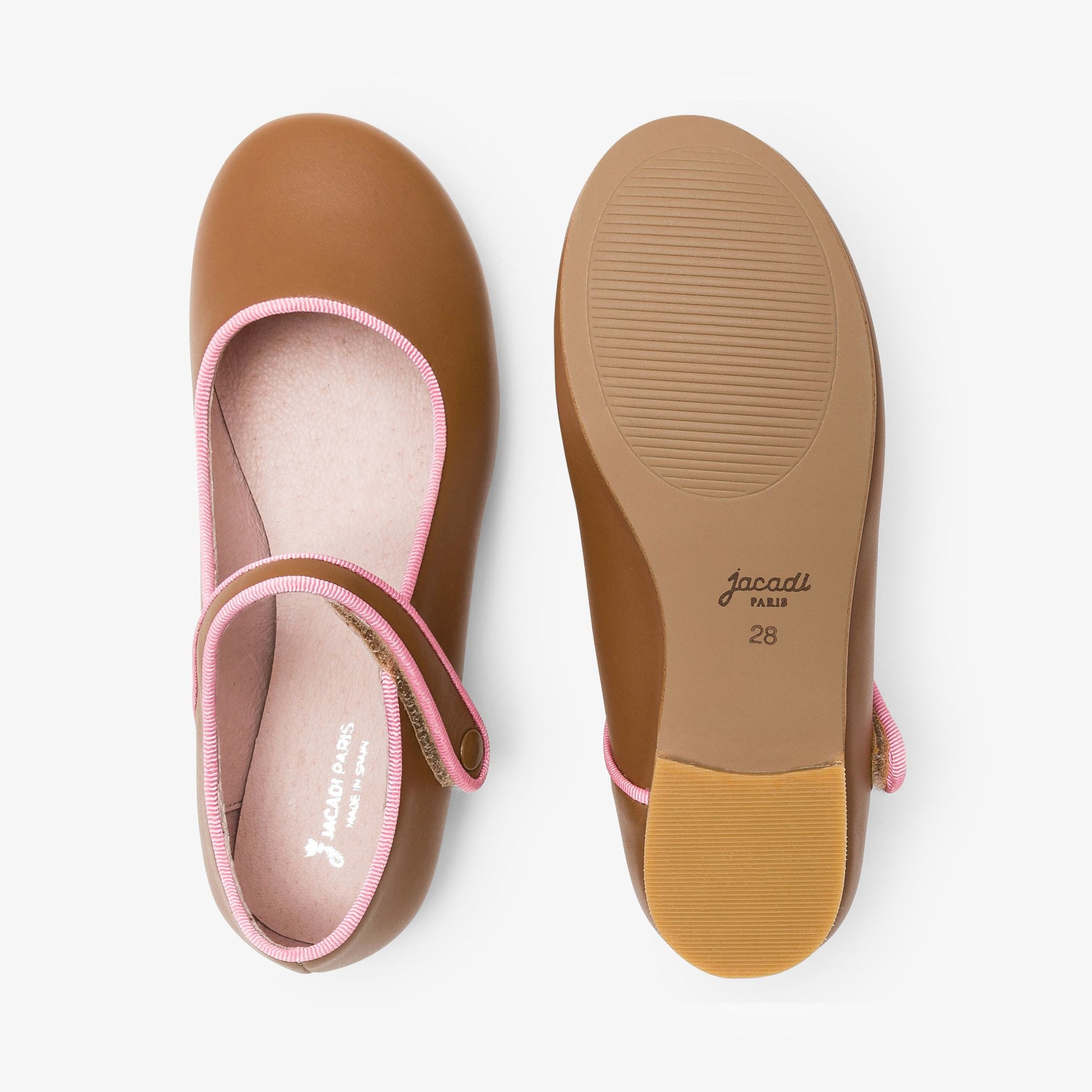 Danelle ballerinas in leather - Navy