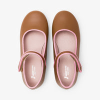 Danelle ballerinas in leather - Navy
