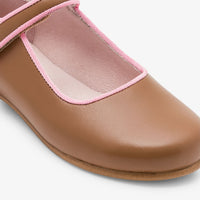 Danelle ballerinas in leather - Navy