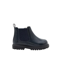 Bello Fourre leather ankle boots - Navy