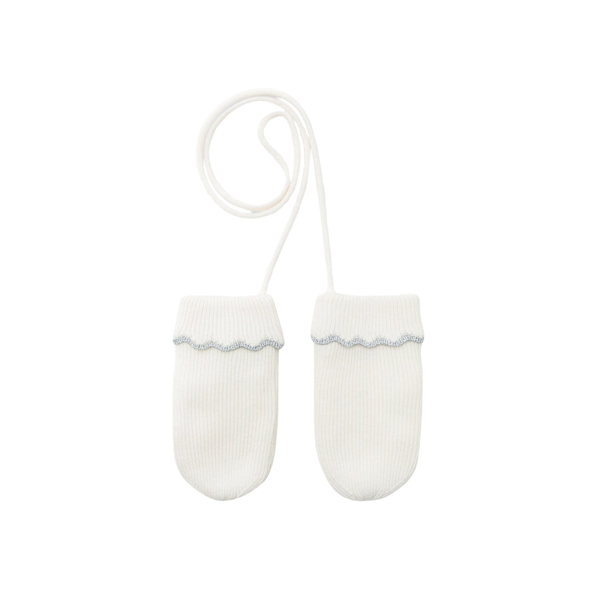 Esmée 3 wool blend gloves - Soft White