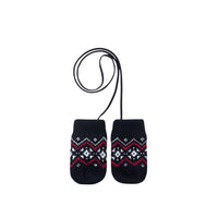 Gants Eloi 3 en laine - Marine & Multicore