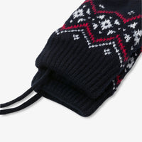 Gants Eloi 3 en laine - Marine & Multicore